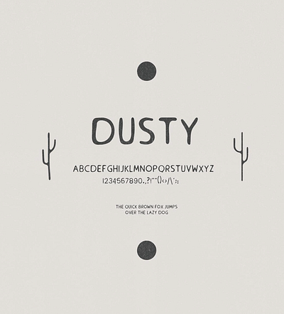 Dusty Font and Typeface Design design font illustration illustration art illustrator logo minimal minimalism minimalistic simple type face