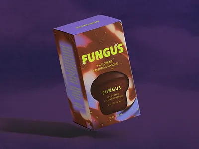 FUNGUS Skincare - Box graphic design packaging design