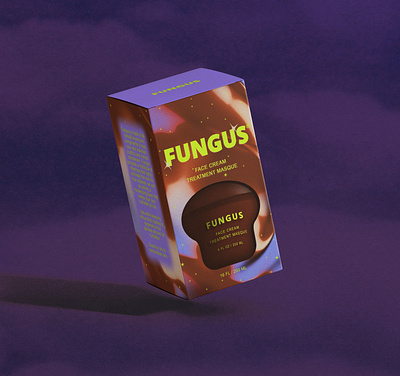 FUNGUS Skincare - Box graphic design packaging design