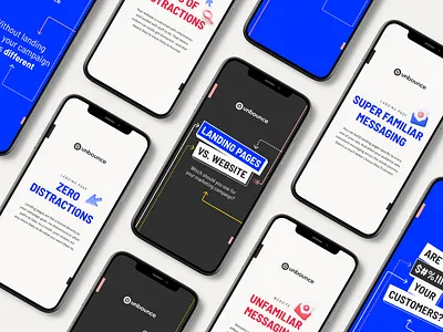 Landing pages vs. websites design graphic design illustration marketing ui