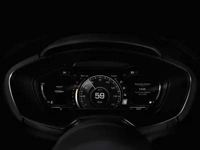Car Dashboard audi car dashboard design elegant graphic design premium ui