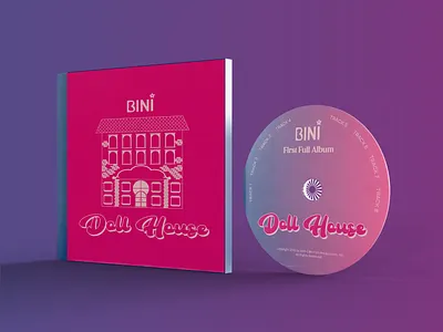 DOLLHOUSE: Album Packaging for P-Pop girl group BINI album art album packaging graphic design packaging design