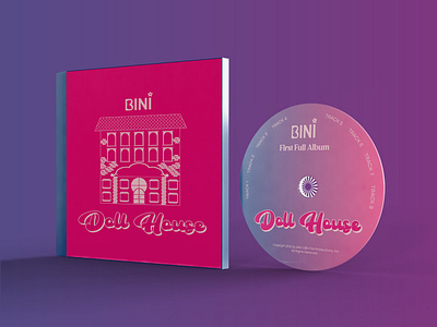 DOLLHOUSE: Album Packaging for P-Pop girl group BINI album art album packaging graphic design packaging design