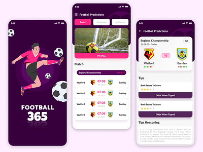 Foot Ball Match Prediction adobe illustrator adobe photoshop adobe xd adobexd design football football live match score football match footballbettingtips footballpredictions footballtipsdaily illustration logo mobile app mobile ui photoshop prediction soccerbetting ui