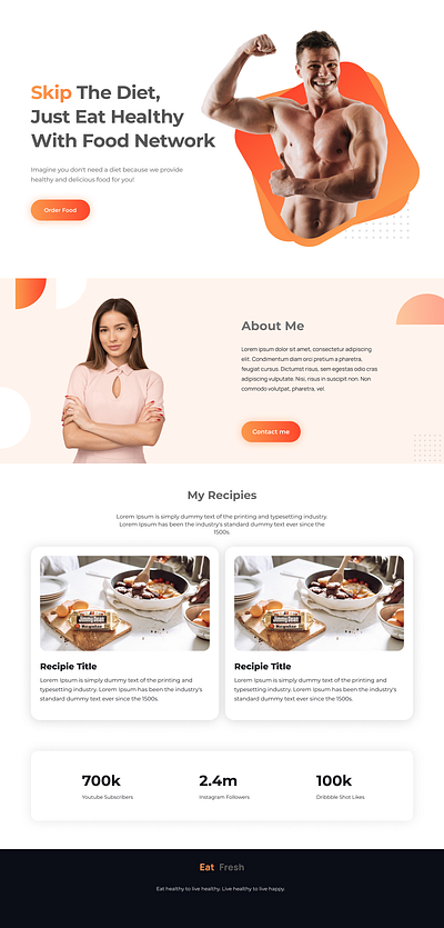 Website Landing Page Design figma ui ui design ux design uxui web design