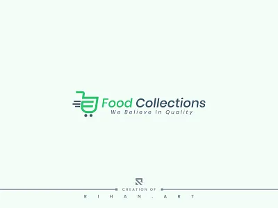 Food E-Commerce | Grocery Shop | Cart | Letter F Logo Design 99design bag branding buy cart logo creative logo ecommerce ecommerce logo food grocery shop letter f logo logo design logo designer minimalist online stor sell shop shopping store