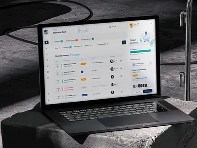 Project Meet - Organizing a meeting for you clean design dashboard event creator event organizer meeting organize meeting schedular product design ui user experience web application