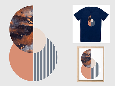 Lines and Circles abstract circles abstract space circle design geometric illustration geometric space art minimal geometric minimal graphic art minimalist circles modern circle art modern shapes