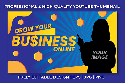 High Quality & Premium YouTube Thumbnail Template 2023 branding design graphic design illustration png templates ui vector youtube youtube thumbnail