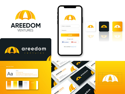 areedom vantures | umbrella company logo | brand identity design app icon app logo brandidentity branding design company logo creative umbrella custom logo design design fiverr design identity design illustration lettermark logo logodesign minimalist logo modern logo stratup trendy modern umbrella icon umbrella logo