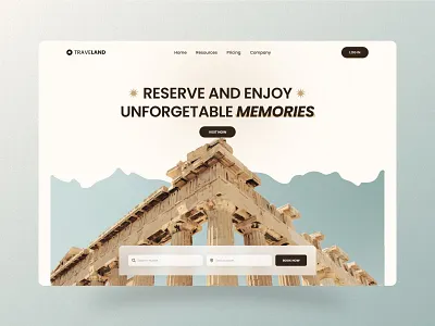 Hotel Booking Website Header design header design hotel booking shariful travel travel web travel website ui trendy ui ux