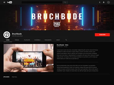 Youtube banner banner branding graphic design product design youtue cover