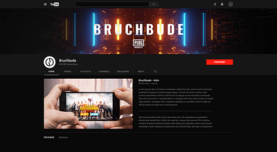 Youtube banner banner branding graphic design product design youtue cover