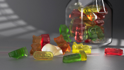 Candy 3d animation candy cinema4d gummybears