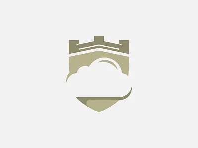 Castle Cloud Logo flat