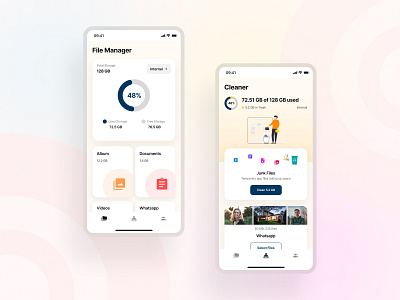 File manager design app design ui ux