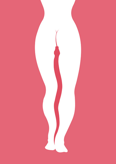 Snake body creative design body female body graphic design snake