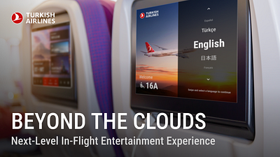 Redesigning Turkish Airlines Infotainment System (concept) airplane experience flight infotainment screen passanger ui ux