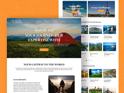 Travel Website UI Design 3d animation branding design feel good website figma graphic design illustration logo motion graphics travel travel website traveller ui uiux web coder web design webdesign website website developement