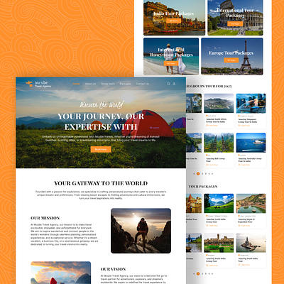 Travel Website UI Design 3d animation branding design feel good website figma graphic design illustration logo motion graphics travel travel website traveller ui uiux web coder web design webdesign website website developement