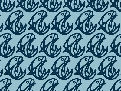 Happy Jumping Fish branding design fish graphic design graphic design illustration logo mark og design co ogdc vector