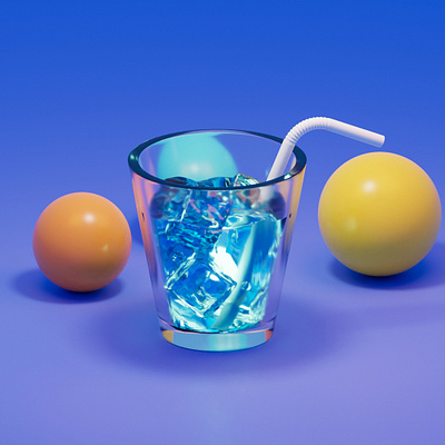 Glass 3d 3dart 3dblender blender