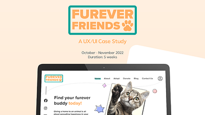 Pet Shelter Website app branding design logo ui ux