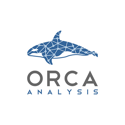 ORCA ANALYSIS | Logo Design 🐋 brand branding design graphic graphic design illustrator logo logodesign logotype vector