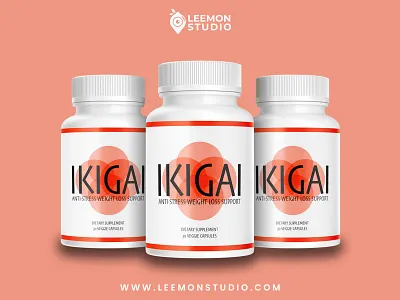 Label Design for Stress Weight Loss box design branding design illustration label design logo packaging design supplement label ui vector