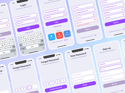 Drivo - Travel app [Auth] app design typography ui ux vector