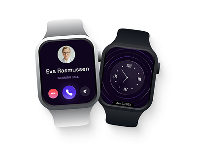 Smart Watch Design analog watch app design apple watch clock app dark mode digital watch heart rate measure ios music player smart watch smart watch design timer ui uidesigner uiux watch watch design watch os watchface weather