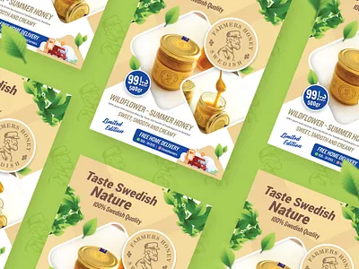 Farmers Honey - Flyer Design design graphic design