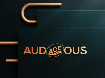 audACEous LOGO audaceous branding business card design graphic design illustration logo logo design minimalist logo motion graphics