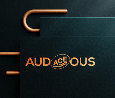 audACEous LOGO audaceous branding business card design graphic design illustration logo logo design minimalist logo motion graphics