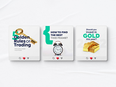 Financial Instagram post design branding digital feed financial market graphic design instagram instagram banner instagram post instagram templates layout design media post social media social media banner trading