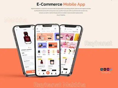Fragrance & Beauty E-Commerce Mobile App UI/UX Case Study appdesign beauty cosmetic fragrance makeup perfume ui uicasestudy uiux userexprence userinterface uxcasestudy webdesign