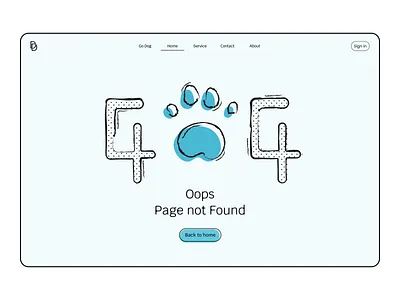 404 Error 404 404 error branding design dog error error page graphic design illustration logo paw ui ux vector website weekly warm up