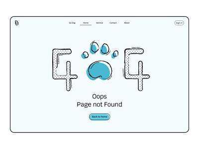 404 Error 404 404 error branding design dog error error page graphic design illustration logo paw ui ux vector website weekly warm up