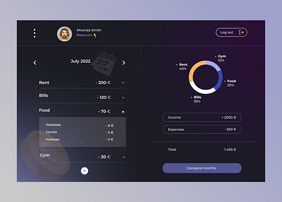 #DailyUI - Expenses Calculator calculator dailyui figma ui ux