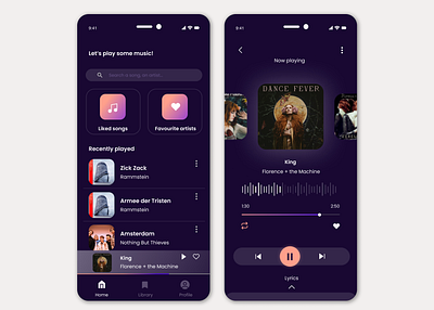 #DailyUI - Music Player dailyui figma music player ui ux