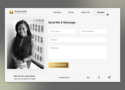 #DailyUI - Contact Form contact us dailyui design figma ui ux