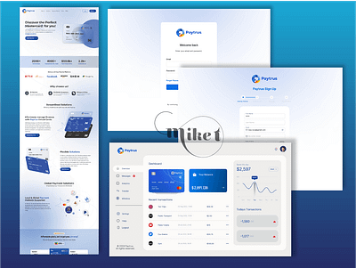 Paytrus: The best virtual card landing page Design animation bank branding graphic design master card ui uiux virtual card