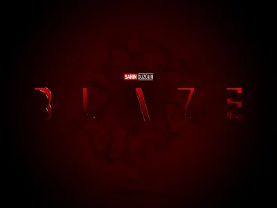 BLADE | Text Effect - Photoshop Template 3d 3d text blade cinematic design download file film logo marvel mockup movie photoshop psd superhero template vampire