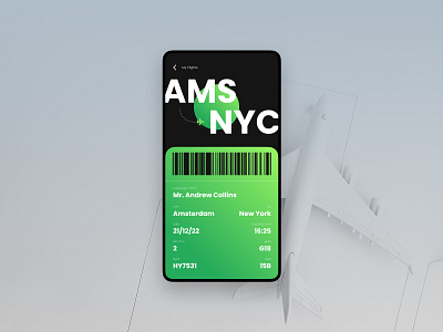 Boarding Pass boarding pass design figma graphic design ui ux