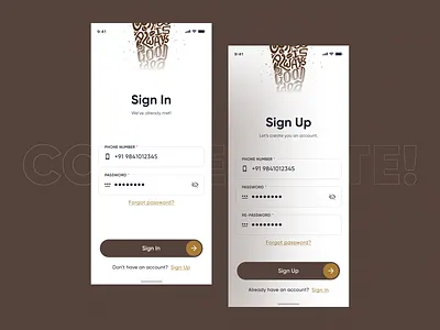 Freebie Coffee App UI UX Design adobe app creative agency creative design design free mobile app free mobile app ui design free ui free ui app design free ui design freebie figma illustration logo minimal ui ui ux ui ux design ui design ui ux ux design