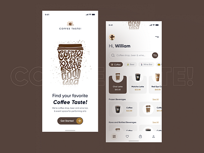 Freebie Coffee App UI UX Design adobe app creative agency creative design design free creative ui design free download free mobile app ui design free ui design freebie illustration logo minimal mobile app ui design ui ui ux ui ux design ui design ui engineer ui ux design