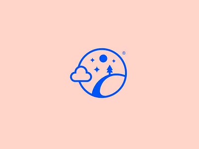 Nft World Concept 2 abstract brand design fantasy fun illustration logo logotype mark minimalism nft simple tree ui world