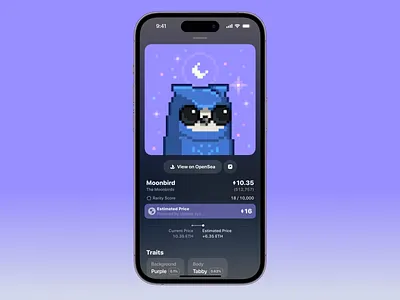 Moni Web3 portfolio tracker interface ui ui ux