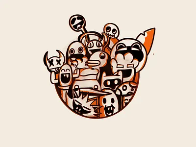 Doodle Ball colorful design doodles illustration texture vintage
