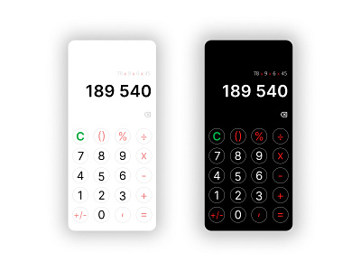 DailyUI 004-Calculator app branding design graphic design illustration logo typography ui ux vector